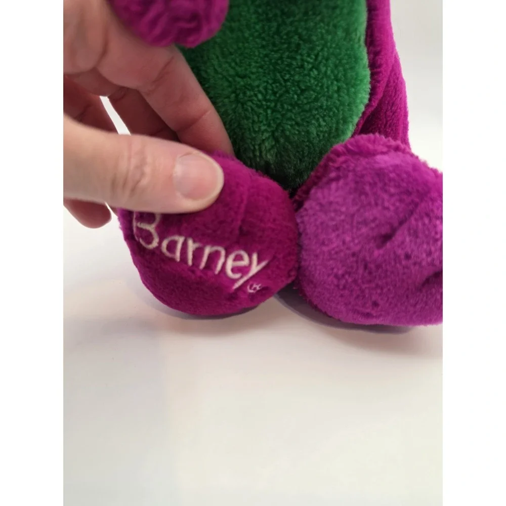 Vintage 1992 Barney Plush Toy Lyons Stuffed Animal Purple Dinosaur 90s